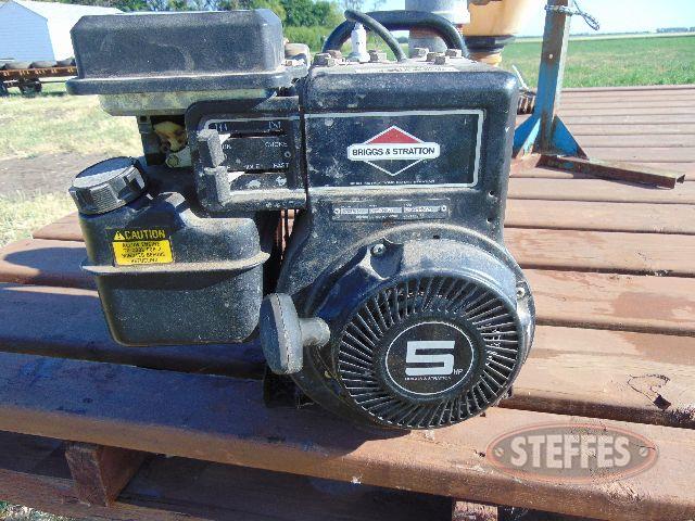 2" transfer pump, Briggs & Stratton 5 hp. engine
